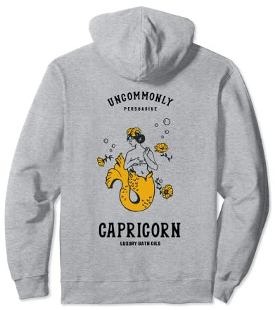 Capricorn Luxus-Badeöle: ungewöhnlich überzeugend. Sternzeichen Pullover Hoodie