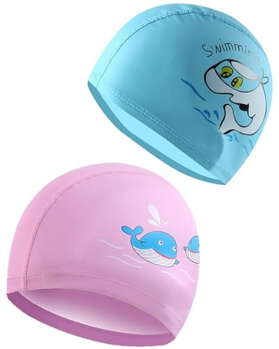 TODREMOU Cuffia Piscina Bambino Bambina Cuffie-Costume 3-10 anni PU