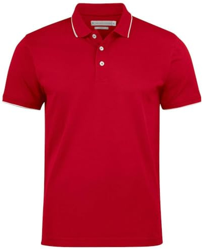 James Harvest - Greenville Poloshirt für Herren (XXL) (Rot)