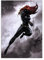 Displate Marvel Metall Poster Marvel Poster Marvel Deko Marvel Merch Marvel Plakatte Marvel Bilder Magnet Montage Marvel - Marvel Dark Edition - Black Widow Poster 67,5x48cm