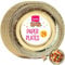SOL 24pk Gold Paper Plates - 9 Disposable Party Plates for Birthdays, Weddings, and Celebrations - Sturdy for All Foods, Matches Decorations, Perfect for Desserts, Kids Crafts, and Easy Cleanup