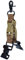 Clip de support de gant tactique pour gants de travail, sangle de gant en métal, pince crocodile, clip de ceinture de travail (kaki)