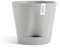 Ecopots Blumentopf Venice 2 mit Bewässerung Hell Grau - Durchmesser Ø 40 cm rund groß - Pflanzentopf aus Recycling Kunststoff - Übertopf mit Wasserversorgung modern für Indoor und Outdoor