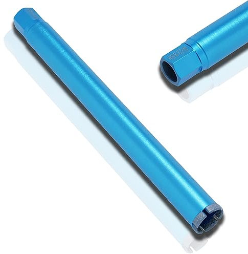 HBKEEN LASERGESCHWEIßT Diamantbohrkrone für Kernbohrkrone 1¼ UNC Nassbohrkrone DM 62mm L 450 mm