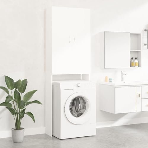 Camerina Mobile per Lavatrice Bianco 64x25,5x190 cm,Casa e Giardino,Accessori elettrodomestici,Accessori lavatrici e asciugatrici,Accessori per lavatrici e asciugatrici(SPU:808413)