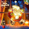 XINFTEU Lighted Christmas Window Silhouette Decoration Light up Santa Claus Christmas Tree Battery Operated with Suction Cup Hook for Christmas Window Glass Wall Indoor Decorations-Santa Claus