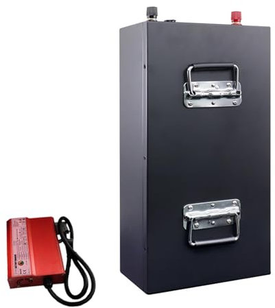 SSCYHT 105Ah 12 Volts 24 Volts LiFePO4 Battery 12V 202Ah 86Ah Lithium Battery 24V 40Ah 52Ah Lithium Iron Phosphate Battery with Charger and BMS High Power Backup Battery,12V105AH