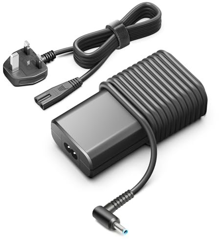 TAIFU HP Monitor Power Cable for HP M27f M27fw M27fq M27fwa M27fe M24f M24fw M24fwa M24fe M22f Monitor, 19.5V 65W 45W Laptop Charger for HP X360 Pavilion 15-F Envy Spectre Elitebook 850 840 ProBook