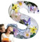 Dtaigou Florales Harz-Nachtlicht, Harz-Nachtlicht-Buchstabe - Blumen Nachtlicht Resin Alphabet | Gepresste Blumen-Harz-Buchstaben, Licht, Blumen-Nachtlicht, Harz-Alphabet, handgefertigte