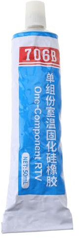 Mastic silicone diélectrique 45 ml pour pièce électronique étanche et résistant à l'humidité