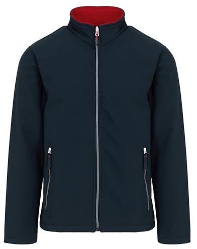 Regatta Professional Herren Men's Ascender 250 Full Zip Fleece, Marineblau/rot, XL