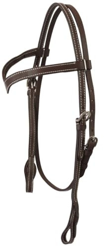 Kawita Western Silver Horse Trense, unverzichtbares Zubehör für die Führung des Pferdes (Dark London) (braun)