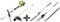 SYLVA 25cc 4 in1 Petrol Garden Multi Tool - Grass Strimmer, Brush Cutter, Pole Pruner, Hedge Trimmer
