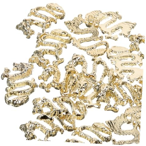 FRCOLOR 20 Stück Metall-drachen-nagel-charms Schmuck Nagelkunst-dekoration Für Frauen Nägel-zubehör