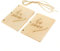 MAGICLULU Ehegelübde-Handbuch-Set 2 Sets Holz-kraftpapier Seine Gelübde Ihre Gelübde Notizbuch Kraftpapierblätter