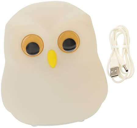 Operitacx 3w Eulen-nachtlicht Cartoon für Kinderzimmer Schlafzimmer Nachttischlampe Schreibtischlampe Sanftes Licht zum Stillen und Dekoration Geburtstagsfeier