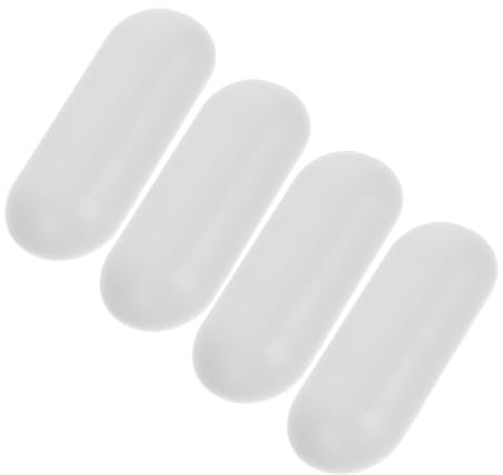 LOORGVEL 4 Stücke Toilettensitz Stoßfänger Pads Selbstklebende Silikonpuffer für Wc Sitze Rutschfest Geräuschdämpfend Einsetzbar für Toiletten