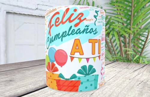 La Huella Taza Feliz cumpleaños a ti. Porque si no empiezas a quererte a ti mismo la llevas clara colega.