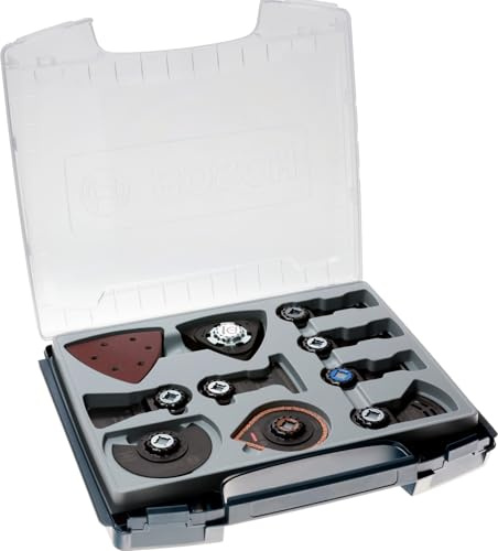 Bosch 33x All-in-One i-Boxx Set, 33 pcs | for Stainless Steel Pipes, Metal pipes and profiles, 370 x 320 mm, Professional Accessory Multitool