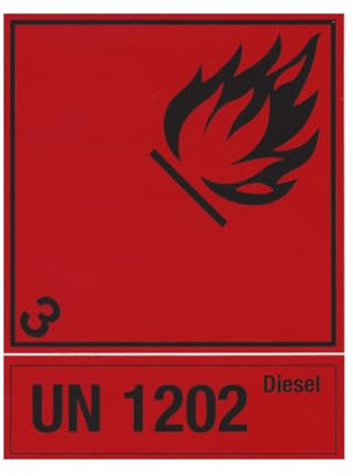 Aufkleber für Benzinkanister: 'Diesel'