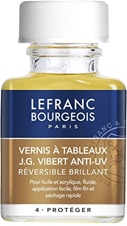 Lefranc Bourgeois Additif - Vernis Brillant à Tableau Vibert Flacon 75ml