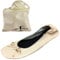 After Party Pumps®in The Nude Size UK 7-8 Ladies Roll Up Shoes Fold Up Pumps Foldable with Carrier Pouch