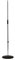 K&M 260/1 Mikrofonstativ verchromt – Solostativ mit Trittschalldämpfung - 87 - 157,5 cm ausziehbar – 3/8“ Gewindeanschluss