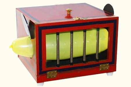 Magie Professionnelle Ballon zur Kaninchenbox (rot)