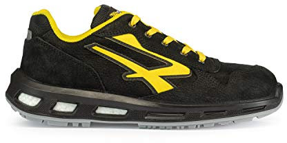 U-Power Red Lion Bolt, Scarpe Antinfortunistiche Unisex, Scarpe da Ginnastica in Pelle Leggere, Flessibili, Antiperforazione, con Suola Infinergy, con Puntale in Alluminio (48)