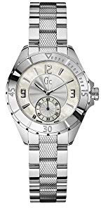GUESS COLLECTION Women's Watch 70000L1, Metallic Silver, Bracelet