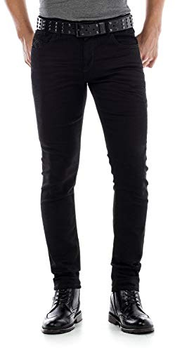 Cipo & Baxx Herren Straight Fit Jeans Plain