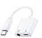 Adaptador USB C a Jack 3,5 mm, cargador de auriculares tipo C 2 en 1 convertidor auxiliar de audio conector de carga cable auxiliar fuente de alimentación, para samsung, huawei, honor, ipad 2022-2018
