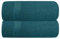 GLAMBURG Baumwolle 2er-Pack Oversized Badetuch-Set 70 x 140 cm, große Badetücher, Ultra saugfähig, kompakt, schnell trocknend und leicht, Blaugrün