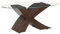 Totò Piccinni Tavolino da Salotto FOX piano in vetro temperato design Moderno (Vintage Ovale)