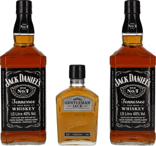 Jack Daniel's Travel Pack 40% Vol. 2x1l in Giftbox + 1x0,2l