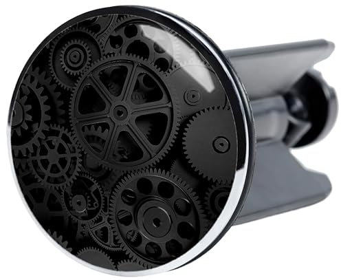 Sanilo Waschbeckenstöpsel, viele schöne Stöpsel für das Waschbecken zur Auswahl, universal mit Motiv (Gears)