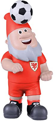 FOCO Officially Licensed Wales Header Ball Football Garden Gnome