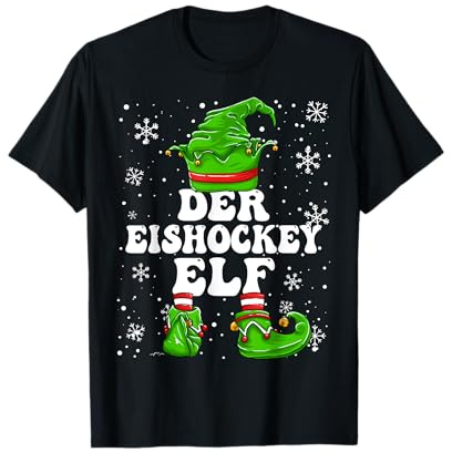 Eishockey Elf Weihnachten Elf Eishockey T-Shirt
