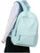 VGOCO Schulrucksack, wasserdicht, schwarz, Büchertasche, College, Mittelhochschultaschen für Jungen und Mädchen, Hellgrün, Large, 1