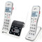 Geemarc Amplidect 595 U.L.E Duo - Seniorentelefone mit verstärkter Empfangslautstärke, Anrufbeantworter, SOS-Funktion, integriertem Gegensprechsystem - Mittlerer bis Schwerer Hörverlust - Version DE