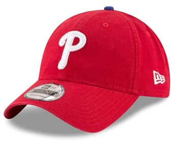 New Era Philadelphia Phillies MLB Core Classic Rot Verstellbare 9Twenty Cap - One-Size