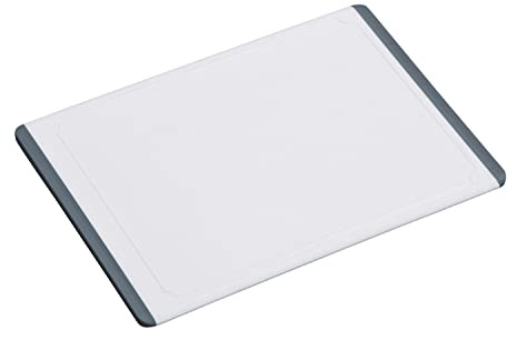 KESPER 30759 Kunststoff Schneidbrett 40 x 28,5 cm mit Rutsch-Stopp/Schneidebrett/Tranchierbrett