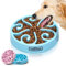 Nobleza 1 Pack Slow Feeder Dog Bowl Large, 20.4cm/8.03in Dog Food Bowls to Slow Down Eating, Pet Puppy and Cat Slow Feeder Bowl, Anti-Gulp Slow Feeding Pet Bowls, Blue
