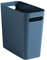 rongweiwang Bote de Basura Delgado sin Tapa Papelera Contenedor de Basura Baño Dormitorio Gabinete de Cocina Artículos de tocador Papelera de Almacenamiento, Azul