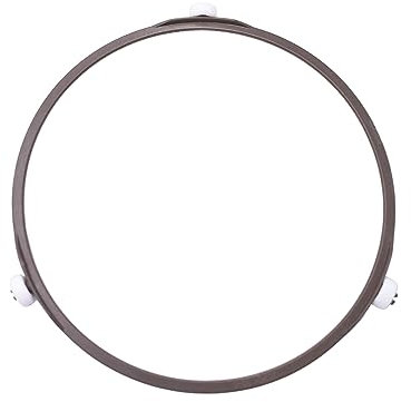 Mikrowellenherd Ring, Mikrowelle Drehtellerring Universal Mikrowelle Drehring für Mikrowelle 17,8 cm, Glasplatte Tablett Stützhalter Ersatz Innenring Roller Support Radring