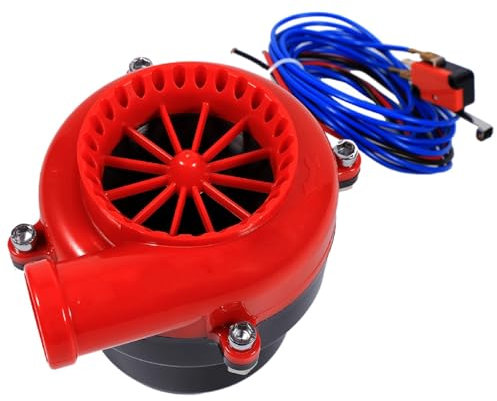 TKSE Auto Fake Turbo, Auto Elektronischer Fake Dump Turbo Blow Off Hooter Ventil Analog Sound Turbo Sound Auspuff BOV Simulator Kit