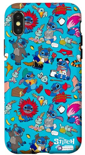 iPhone X/XS Disney 100 Stitch in Costume Disney Characters and Scrump Case