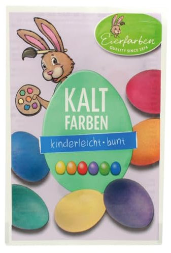 Eierfarben Ostern Kaltfarben, 5 Eierfärbetabletten - Osterei, Eierfärben, Osterdeko, Eierfarbe, Oster Nest, Eier färben