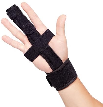 BraceUP Fingerschiene - Fingerschiene Kleiner Finger, Mittelfinger, Zeigefinger, Ringfinger, Fingerbandage - Effektive Linderung mit Aluminiumunterstützung für jeden Finger