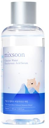 mixsoon Glacier Water Hyaluronsäure-Serum, straffend, nicht fettig, straffendes Gesichtsserum für strahlende und juckende Haut, koreanisches Serum für Glashaut